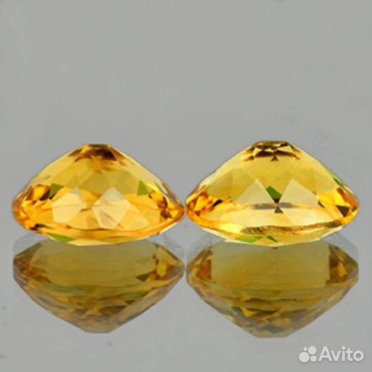 Цитрин натуральный 5,30Ct к-кт 10х8мм VVS Овал