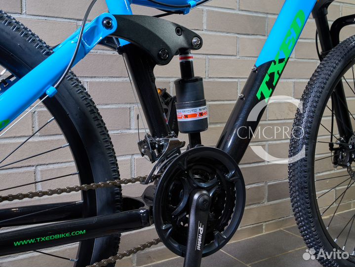 Горный велосипед (Черно-голубой)