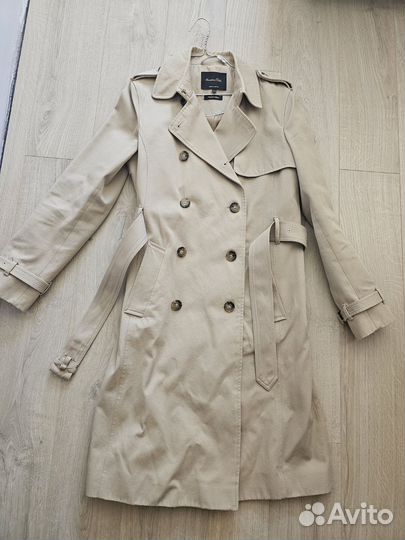 Плащ тренч massimo dutti