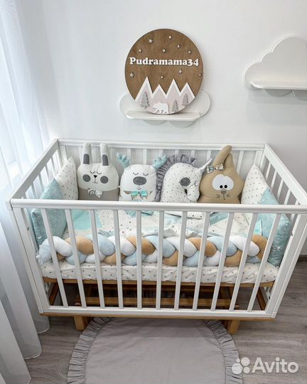 Для новорождённого, Комплект, Бортики заерюшки