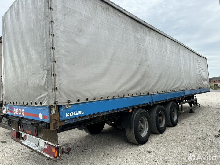 Полуприцеп шторно-бортовой Kogel SN24, 1999