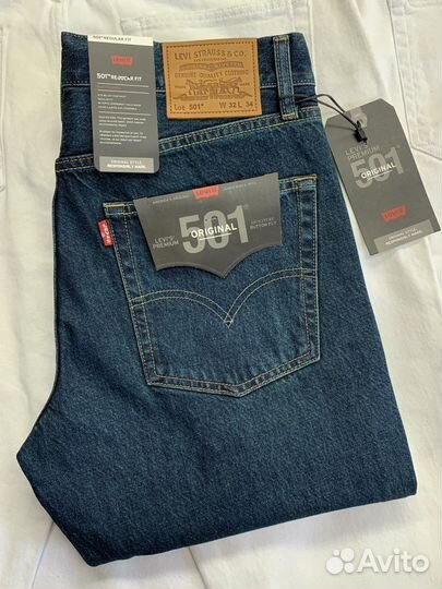 Джинсы Levi's 501 Emerald Cotton