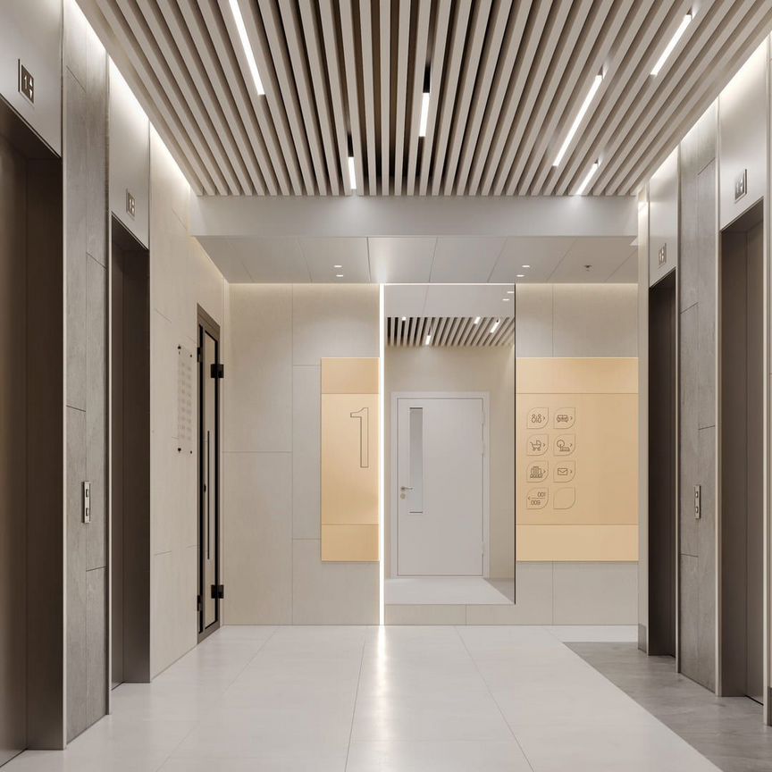 1-к. квартира, 42,7 м², 3/23 эт.