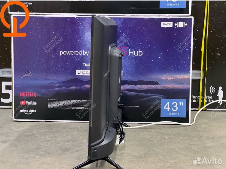 Телевизор новый со смарт тв 43 дюйма