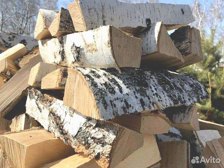 Дрова березовые. Колотые