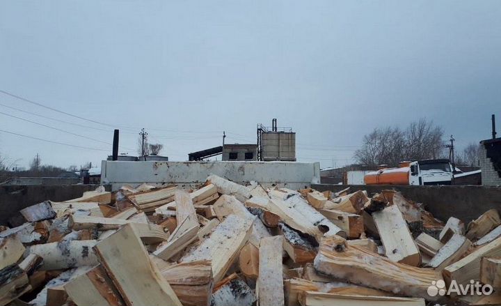 Дрова колотые - честная укладка