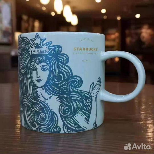 Новая Кружка Starbucks с русалкой лимитированная