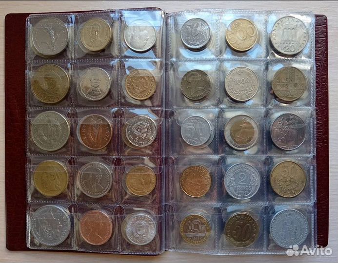 Отличная коллекция иностранных монет мира без повт