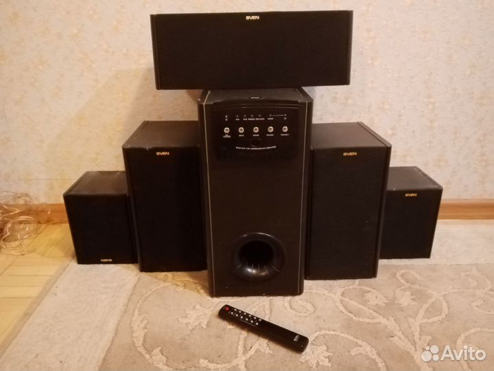 Акустическая система 5.1 колонки sven ihoo MT 5.1r
