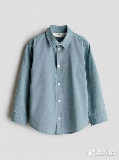 Рубашка хлопковая H&M 116,122