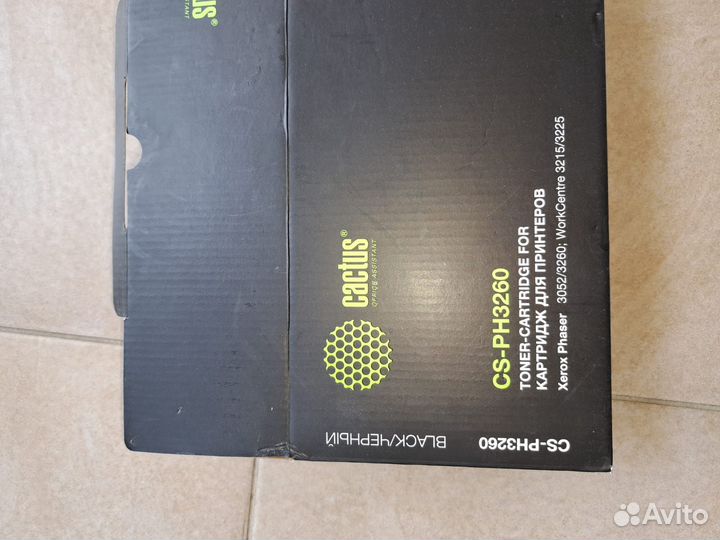 Картридж Cactus для Xerox Phaser 3052 новый