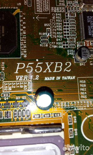 Материнская плата Iwill P55XB2 с AMD K6-200