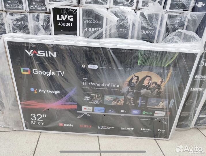 Телевизор SMART TV 32 43 50 55 65 дюймов Yasin