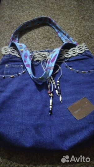 Сумка из джинсов