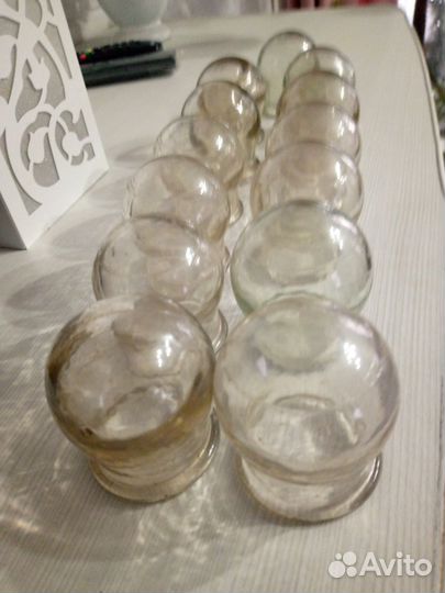 Медицинские банки стеклянные СССР