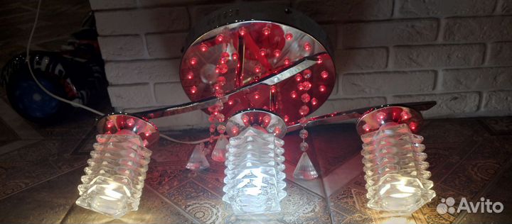 Люстра потолочная с пультом