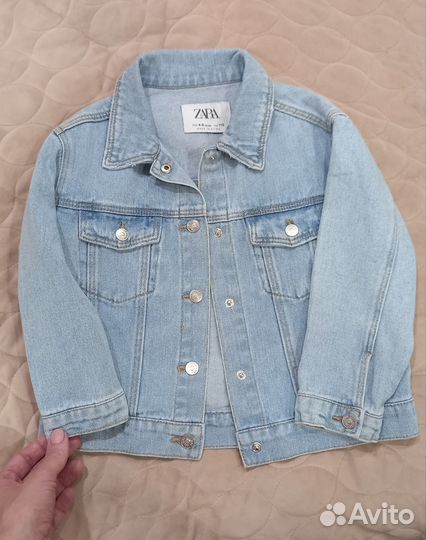 Джинсовая куртка zara 110