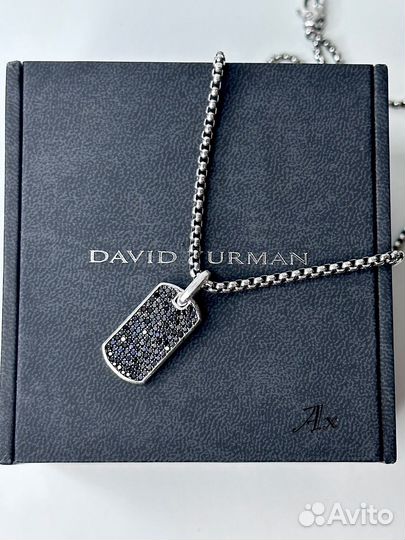 Цепочка с кулоном david yurman Тег Chevron