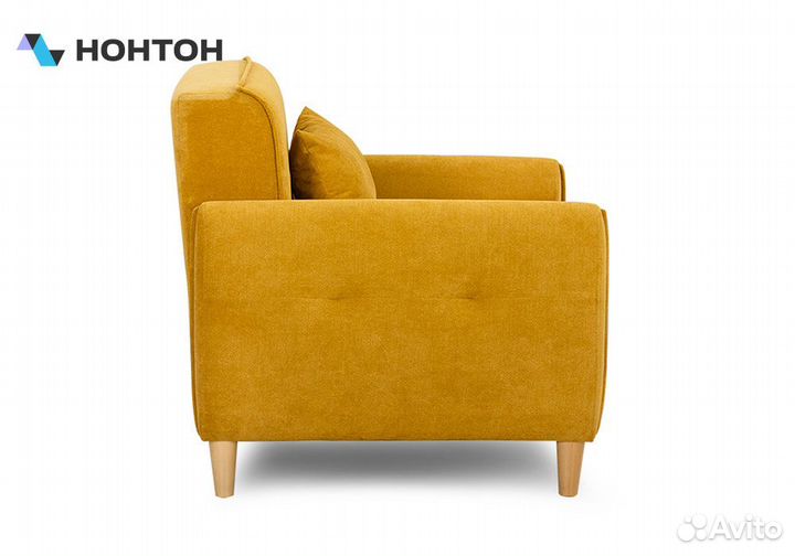 Кресло еврокнижка Анита желтое