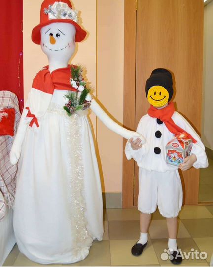 Костюм снеговика 116