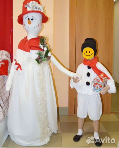 Костюм снеговика 116