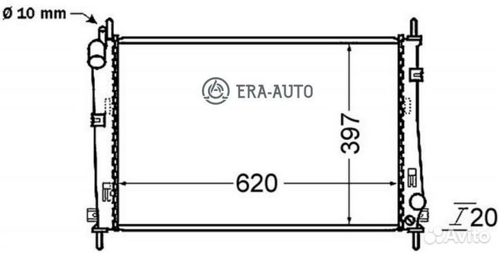 Mahle CR1137000S Радиатор охлаждения двигателя for