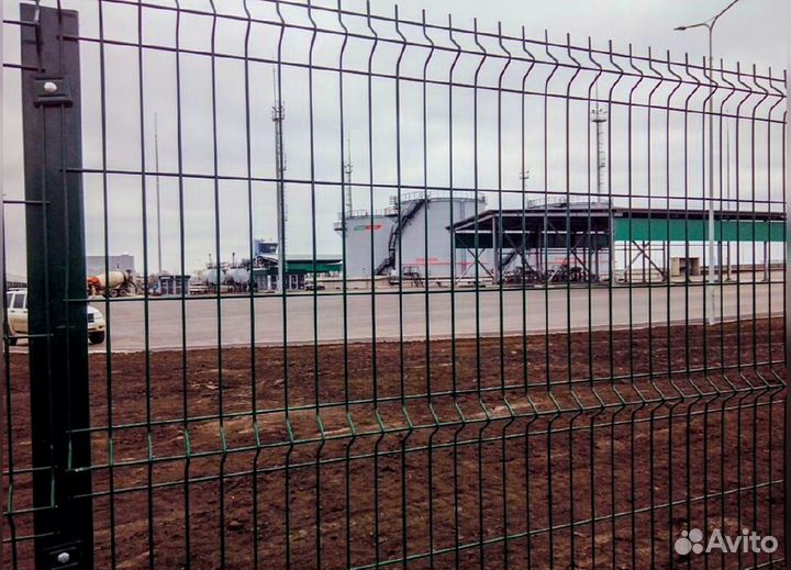 Забор из 3д сетки