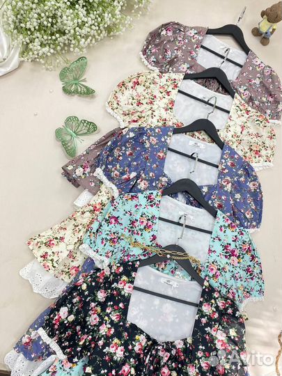 Платья в цветочек 42-48