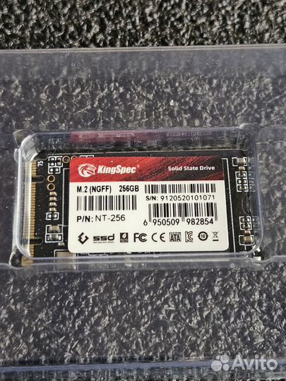 Накопитель SSD 256Gb M.2 SATA KingSpec NT-256 2242