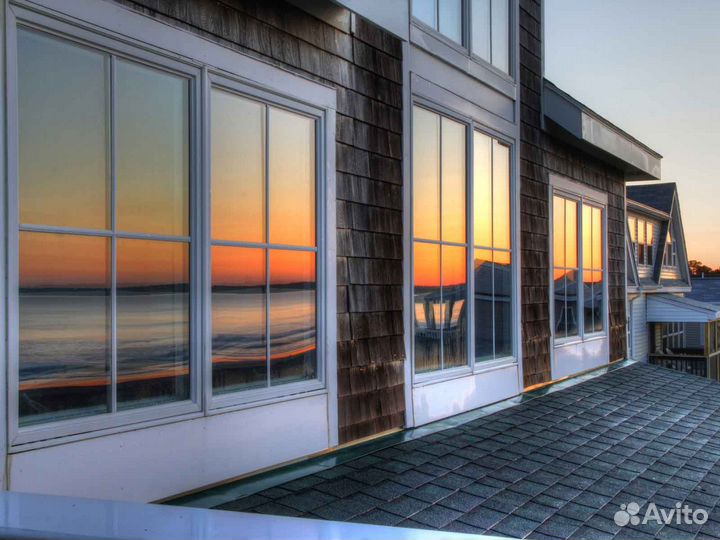 Ремонт окон, стеклопакет обычный RAL4975