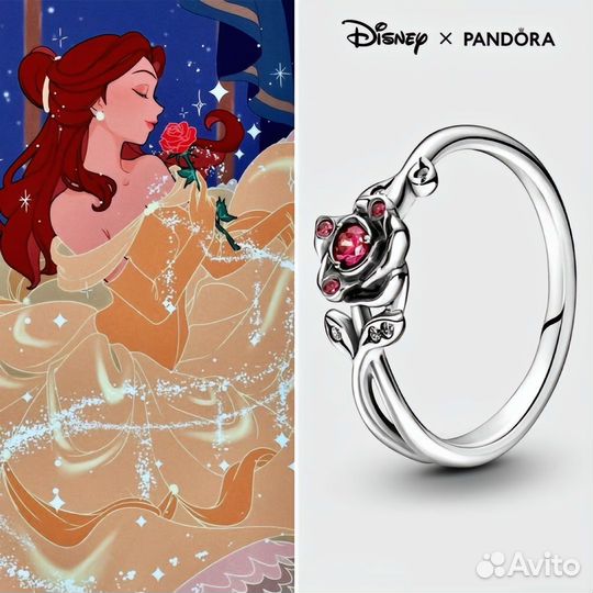 Pandora кольцо Disney 