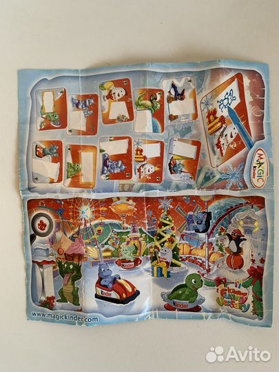 Коллекционные стикеры киндер сюрприз kinder