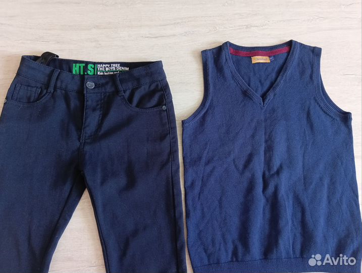 Школьные брюки на мальчика 134