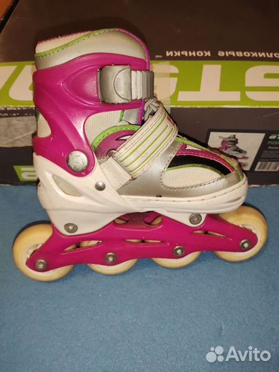 Action Коньки ледовые и роликовые 2 в 1