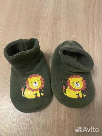 Носки тапочки противоскользящие 12 см