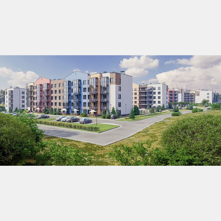 2-к. квартира, 56,5 м², 4/5 эт.