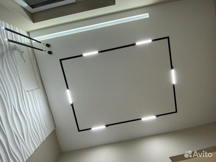 Натяжные потолки / Натяжные потолки с освещением