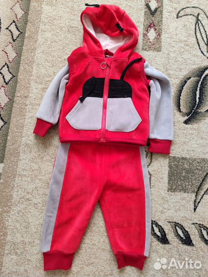 Костюм тройка на флисе