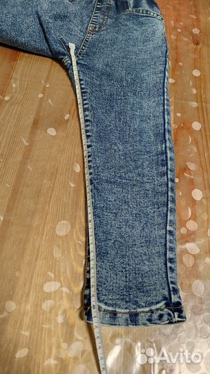Штаны джинсы утепленные 104