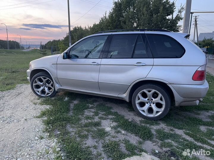 BMW X5 3.0 AT, 2001, битый, 472 142 км