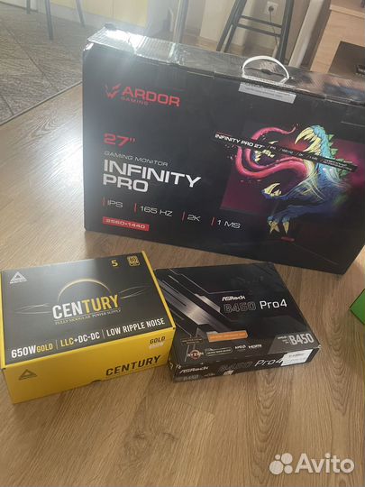 Игровой компьютер с монитором 165 герц