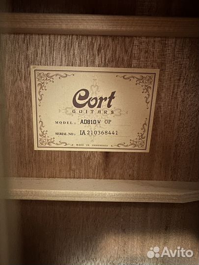 Акустическая гитара Cort AD 810