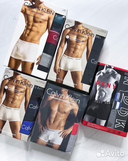 Набор мужских боксеров Calvin Klein и Dkny