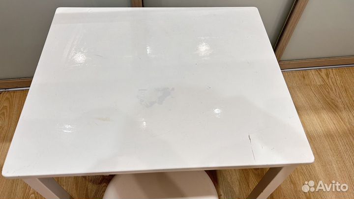 Табурет и стол детские IKEA