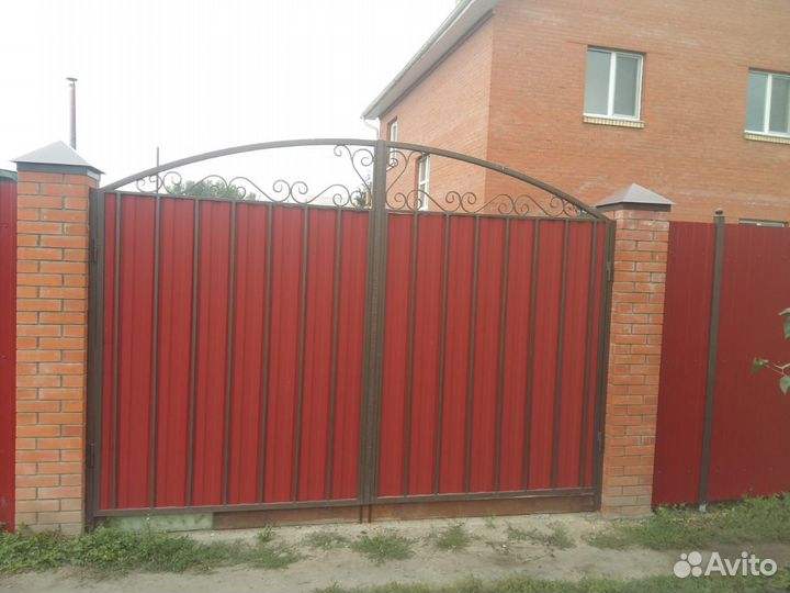 Ворота распашные. Доставка. Монтаж
