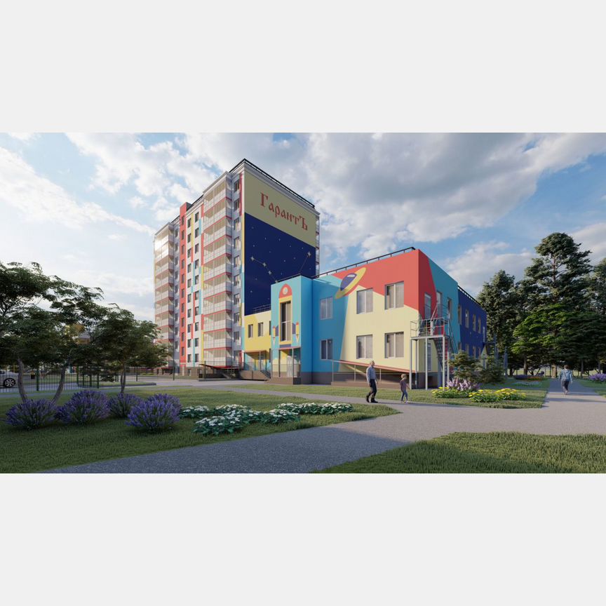 1-к. квартира, 42,3 м², 1/10 эт.