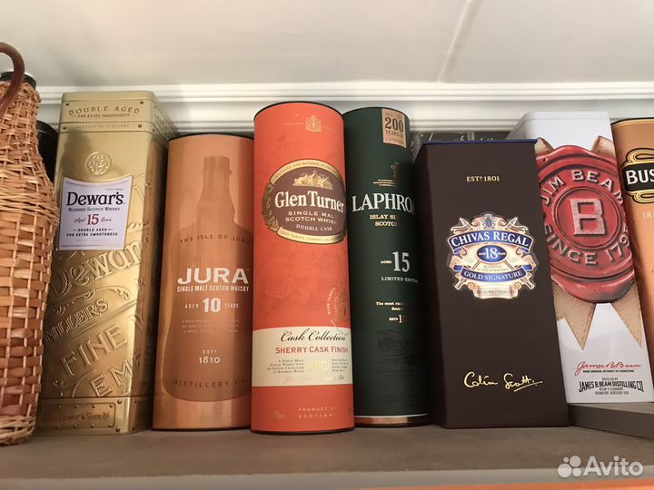 Коробки от элитного алкоголя