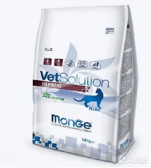 Корм для кошек monge 1.5 кг