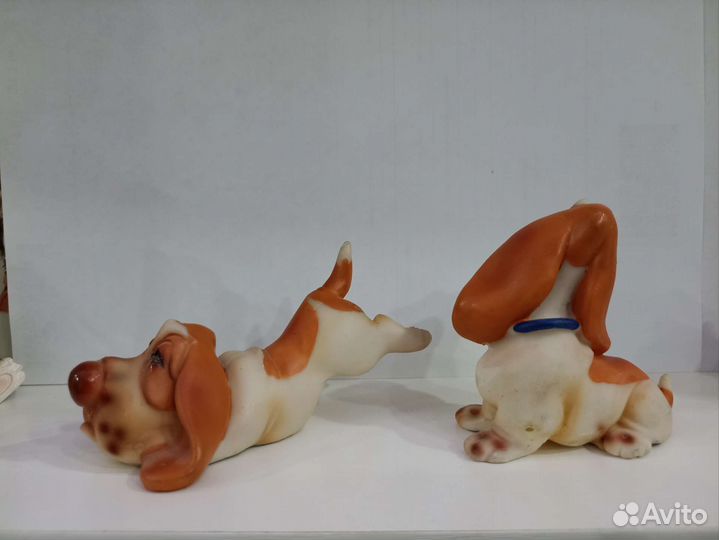 Собаки статуэтки фигурки бассет