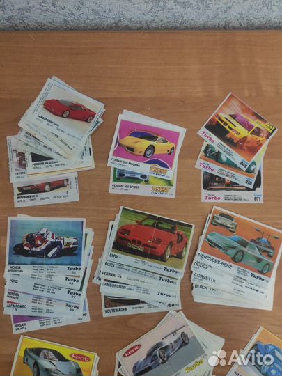 Вкладыши от жевачки Turbo (Турбо)